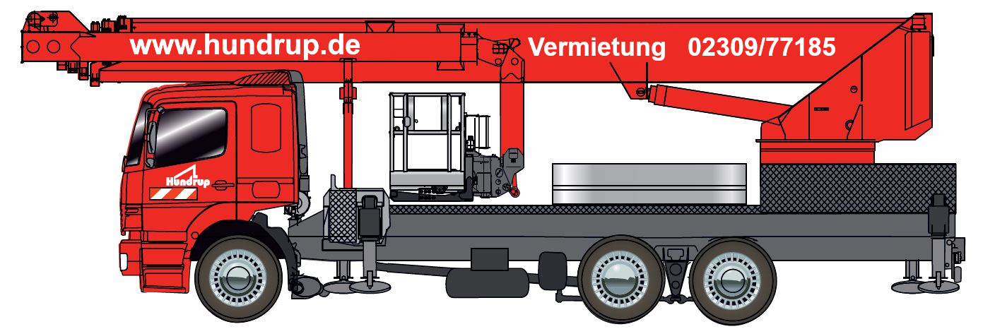 Die Lkw-Arbeitsbuehnen T580 für Ihre individuellen Einsatzzwecke